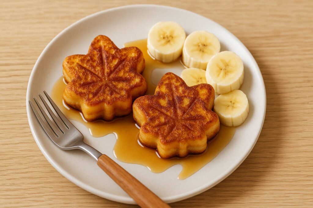 もみじ饅頭のフレンチトースト風