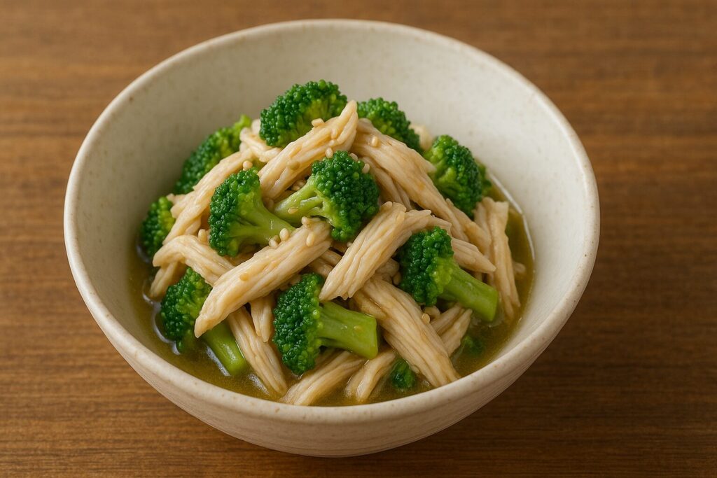 鶏むね肉の柚子胡椒和え